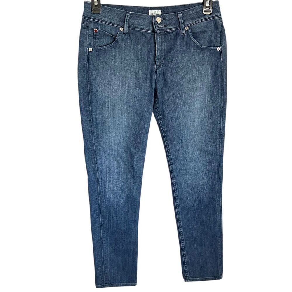 Hudson Women's Collin Flap Skinny Ankle Jeans Size 29 Blue Medium Wash‎ - Picture 2 of 13